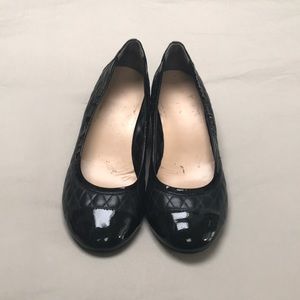 Cole Haan Nike Air quilted leather wedges. 9.5